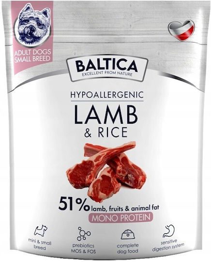 Baltica 1kg Ξηρά Τροφή Σκύλων Μικρόσωμων Φυλών με Αρνί και Ρύζι