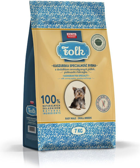 Dog Food 7kg Ξηρά Τροφή χωρίς Σιτηρά για Ενήλικους Σκύλους Μικρόσωμων Φυλών με Ψάρια