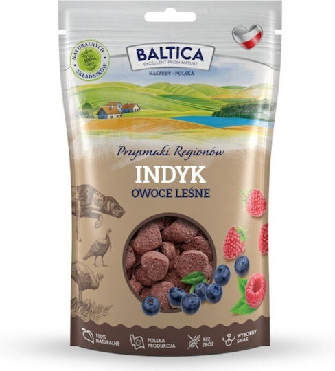 Baltica Λιχουδιά Σκύλου Διαίτης με Γαλοπούλα και Φρούτα 100gr