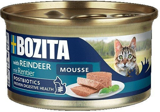 Bozita Υγρή Τροφή για Ενήλικες Γάτες σε Κονσέρβα με Τάρανδο χωρίς Σιτηρά 85gr