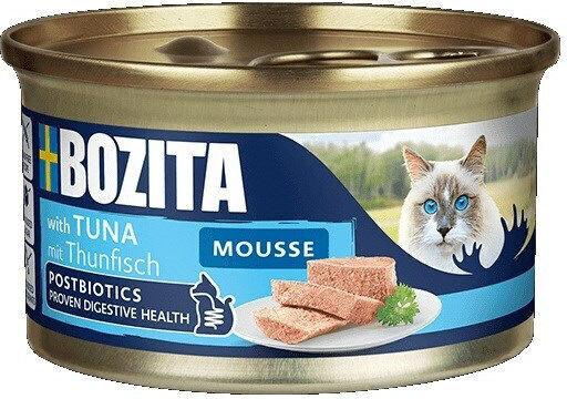 Bozita Υγρή Τροφή για Ενήλικες Γάτες σε Κονσέρβα με Τόνο και Ψάρια χωρίς Σιτηρά 85gr