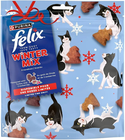Purina Felix Winter Mix Turkey&cranberries Cat Treats 200g