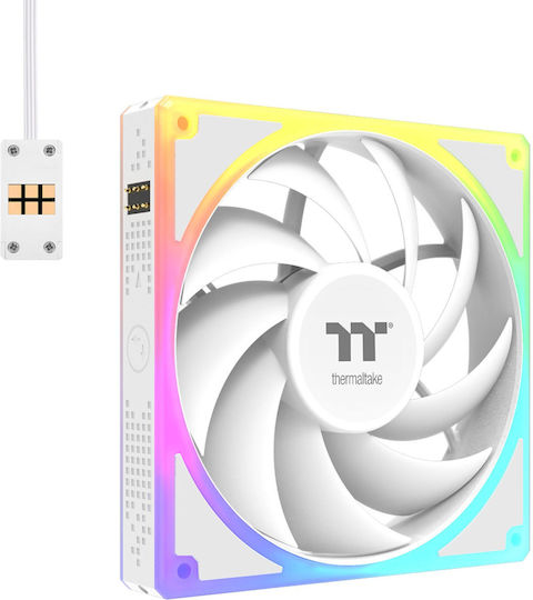 Thermaltake Toughfan Ex 140 Case Fan με ARGB Φωτισμό 3τμχ Λευκό