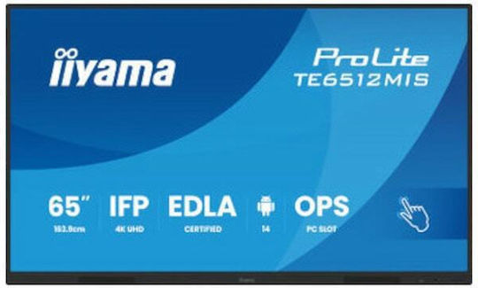 Iiyama TE6512MIS-B4AG Public Display Full HD 65" με Οθόνη Αφής