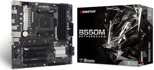 Biostar B550MXC PRO Motherboard Micro ATX με AMD AM4 Socket