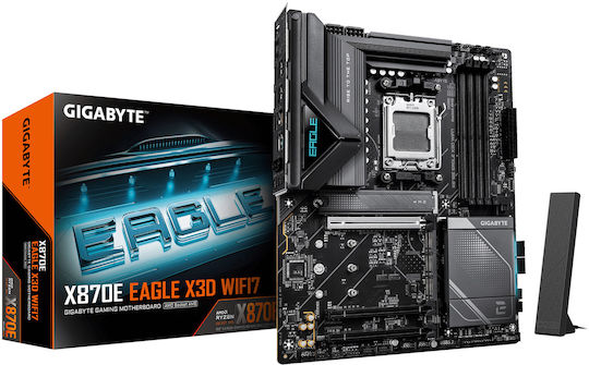 Gigabyte X870E EAGLE X3D WIFI7 Motherboard ATX με AMD AM5 Socket