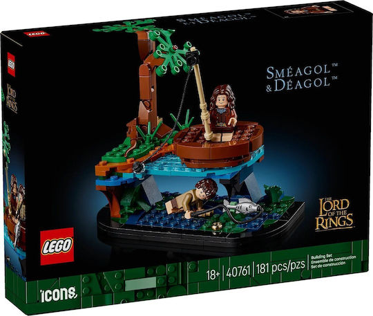 LEGO Τουβλάκια Lord Of The Rings Sméagol & Déagol για 18+ Ετών 181τμχ 40761