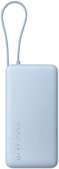 Xiaomi Power Bank 20000mAh 67W με Θύρα USB-A και Θύρα USB-C Ice Blue