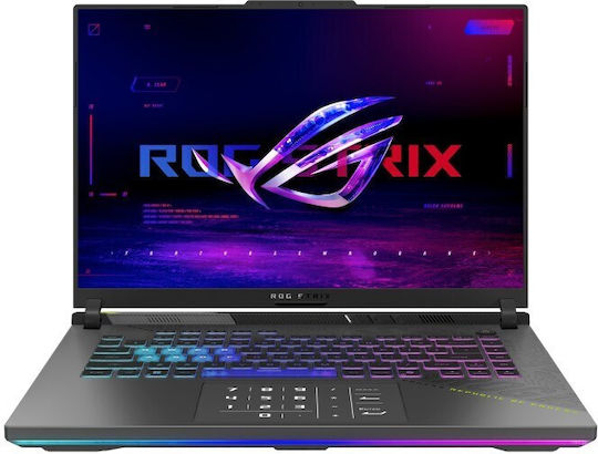 Asus ROG Strix G16 G614PR-R9161 16" FHD+ 165Hz (Ryzen 9-8940HX/16GB/1TB SSD/GeForce RTX 5070 Ti/No OS) Eclipse Grey (International English Keyboard)