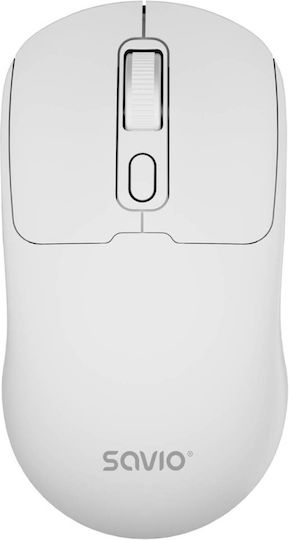 Savio MB-05 Ασύρματο Bluetooth Ποντίκι Λευκό