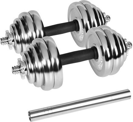 Rebel Αλτήρες Σετ 2x 15kg Ρυθμιζόμενοι σε Βαλιτσάκι