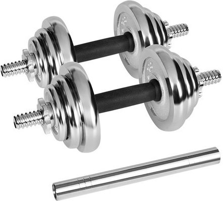 Rebel Αλτήρες Σετ 2x 10kg Ρυθμιζόμενοι σε Βαλιτσάκι