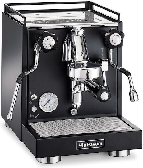 La Pavoni New Cellini Classic Μηχανή Espresso 1400W Πίεσης 15bar για Cappuccino Nera