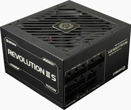 Enermax Revolution III S 1000W Μαύρο Τροφοδοτικό Υπολογιστή Full Modular 80 Plus Platinum