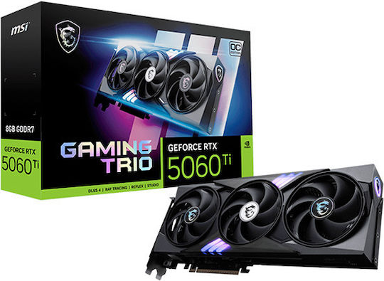 MSI GeForce RTX 5060 Ti 8GB GDDR7 Gaming Trio OC Κάρτα Γραφικών V536-004R