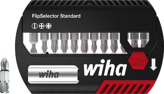Wiha Flipselector Standard 25 Mm Bit Set 13 Pcs 7947-005
