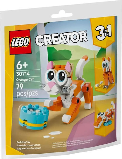 LEGO Creator 3-in-1 Orange Cat για 6+ Ετών 79τμχ 30714