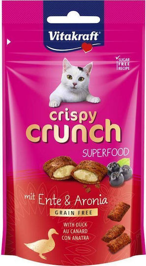 Vitakraft Vitakraft Kot 60g Crispy Crunch Duck Aronia 8