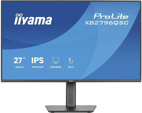 Iiyama XB2796QSC-B1 IPS Monitor 27" QHD 2560x1440 με Χρόνο Απόκρισης 4ms GTG