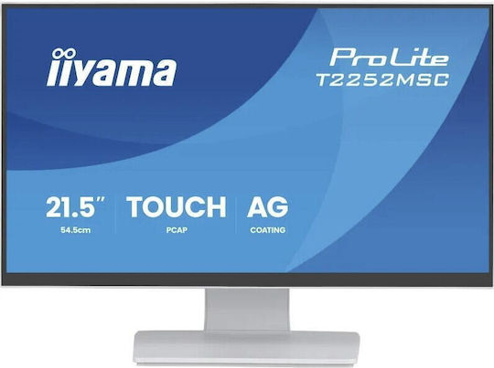 Iiyama T2252MSC-W2AG IPS Touch Monitor 21.5" FHD 1920x1080 με Χρόνο Απόκρισης 5ms GTG