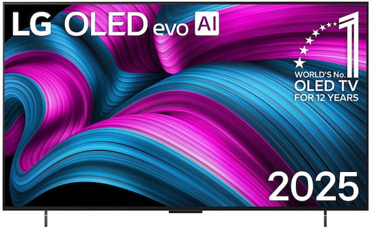 LG Smart Τηλεόραση 42" 4K UHD OLED evo AI C5 HDR (2025) OLED42C5ELB.AEUD