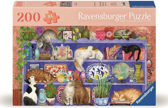 Puzzle Xl 200 Γάτες Στο Ράφι