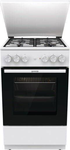 Gorenje GK5A22WH Κουζίνα Υγραερίου 68lt με Εστίες Υγραερίου Π50εκ. Λευκή