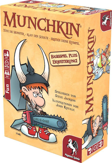 Επιτραπέζιο Παιχνίδι Munchkin 1+2 12+ Ετών 17222G (GER) Pegasus Spiele