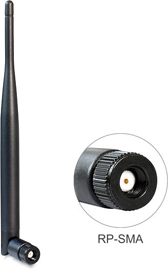 DeLock 88393 Εσωτερική Κεραία WiFi Πανκατευθυντική 5dBi με σύνδεση SMA