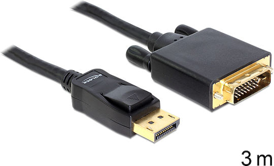 DeLock Cable DVI male - DisplayPort male 3m (82592)