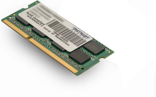 Patriot PSD34G16002S DDR3 με Module 1x4GB και Ταχύτητα 1600 για Laptop PSD34G16002S