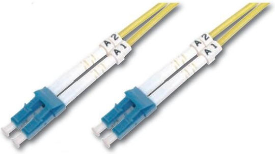 Digitus Καλώδιο Οπτικής Ίνας LC-LC 3m Κίτρινο 1τμχ DK-2933-03
