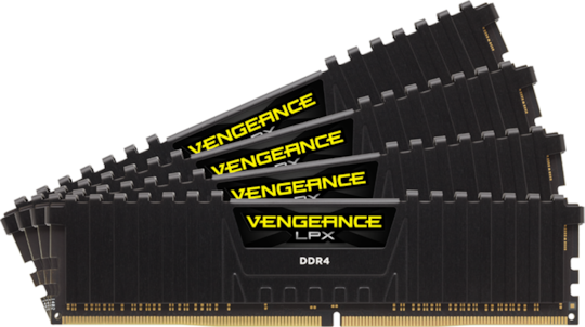 Corsair Vengeance LPX DDR4 32GB RAM με 4x8GB Modules και Ταχύτητα 2666 για Desktop CMK32GX4M4A2666C16
