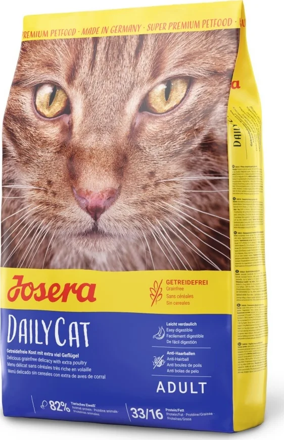 20200507093445_josera_daily_cat_0_2kg Josera Daily Cat Ξηρά Τροφή χωρίς Σιτηρά για Ενήλικες Στειρωμένες Γάτες με Ευαίσθητο Γαστρεντερικό με Πουλερικά 2kg - Image 1
