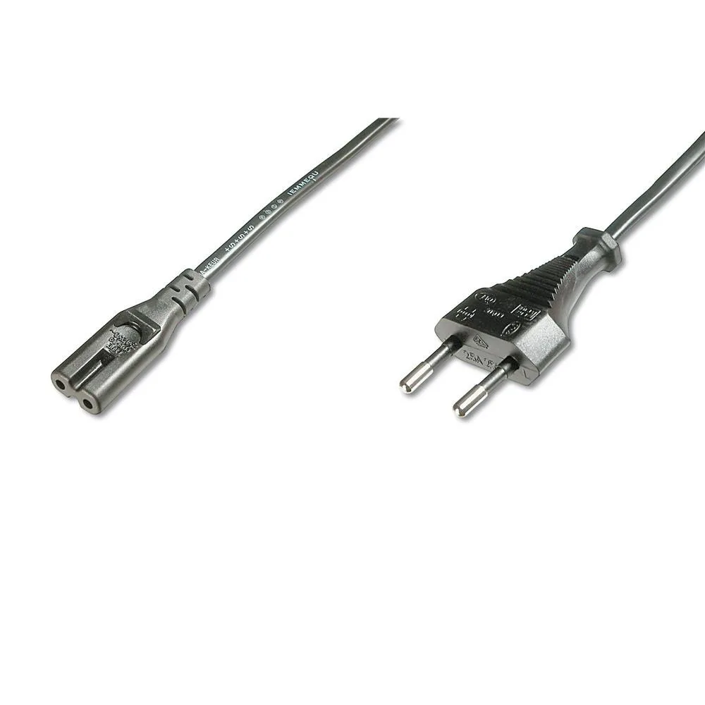 20230414154149_d42f38f8 Digitus Euro - IEC C7 Cable 1.8m Μαύρο AK-440104-018-S - Image 1