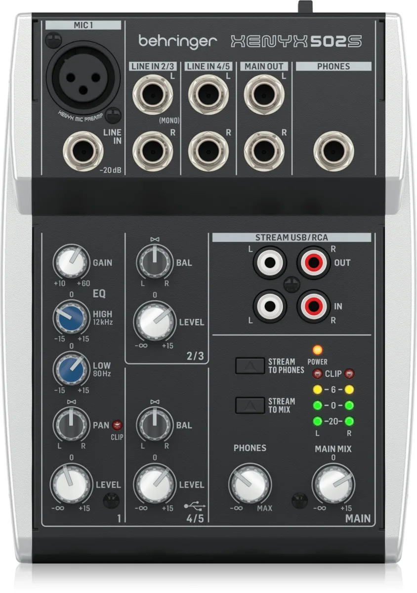 20230704160539_4eb3d73f Behringer Xenyx-502S Αναλογική Κονσόλα 5 Καναλιών - Image 1