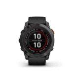 Garmin Fenix 7X Pro Solar Stainless Steel 51mm Αδιάβροχο Smartwatch με Παλμογράφο (Slate Grey with Black Band)