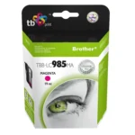 TB Print Συμβατό Μελάνι Εκτυπωτή InkJet Brother 915 Σελίδων 19ml Πολλαπλό (Color) 1τμχ TBB-LC985MA