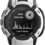 Garmin Instinct 2X Solar 50mm Αδιάβροχο Smartwatch με Παλμογράφο (Whitestone)