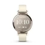 Garmin Lily 2 Aluminium 35mm Αδιάβροχο Smartwatch με Παλμογράφο (Cream Gold / Coconut)