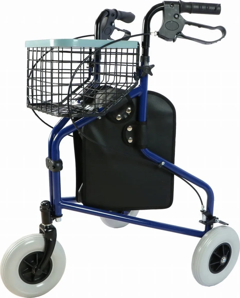 20241114144819_ptyssomenos_peripatitiras_rollator_mple Πτυσσόμενος Περιπατητήρας Rollator Μπλε - Image 1