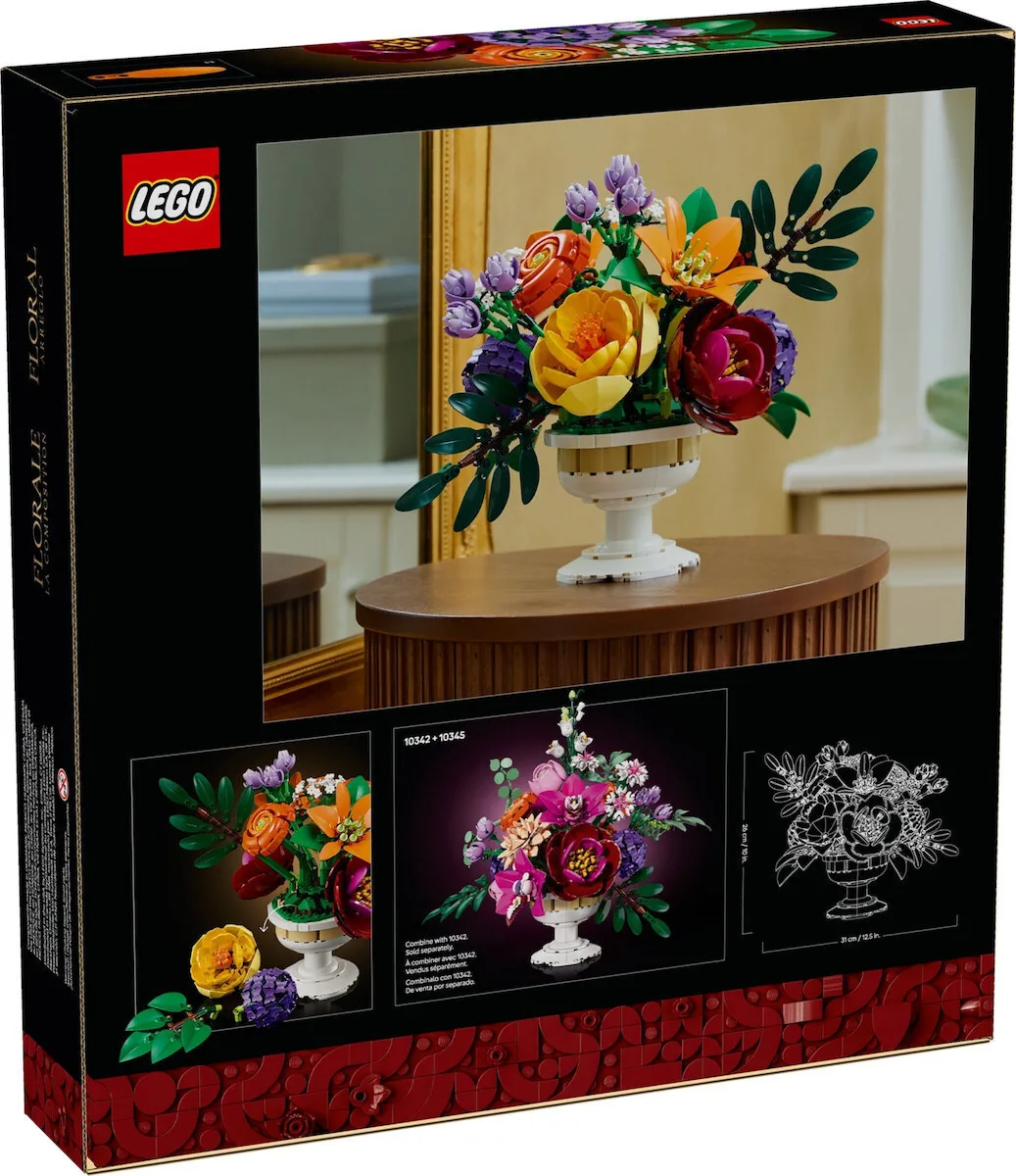 20250203141141_ce4f5acd LEGO Botanical Collection Flower Arrangement για 18+ Ετών 1161τμχ 10345 - Image 1