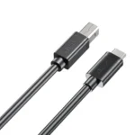 Unitek USB 2.0 Cable USB-C male - USB-B Μαύρο 3m C14140ABK-3M