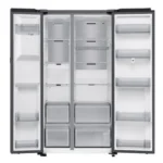 Samsung Ψυγείο Ντουλάπα 614lt Total NoFrost Υ178.4xΠ91.2xΒ72.6εκ. Μαύρο RS90F66BEFEF
