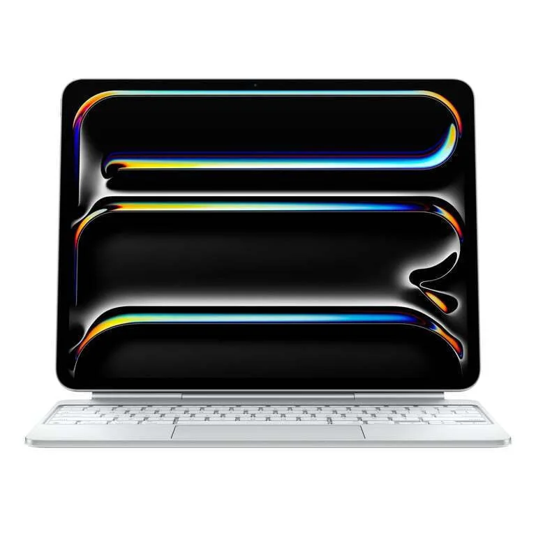 Apple Magic Keyboard Flip Cover Γερμανικά Λευκή (iPad Pro 2024 13") - Image 1