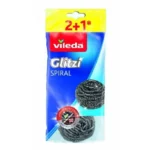 Vileda Glitzi S9126736 Σετ Σφουγγάρια Γενικής Χρήσης Ασημί 3τμχ