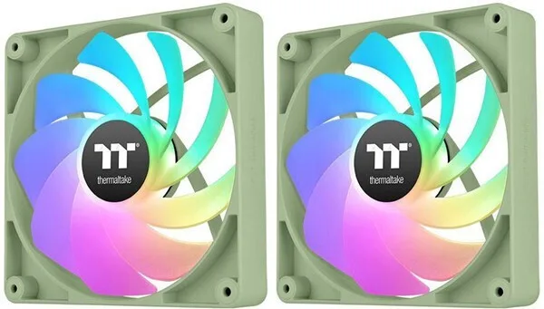 20250618163912_40a7725c Thermaltake CT120 Case Fan με ARGB Φωτισμό 2τμχ Matcha Green - Image 1