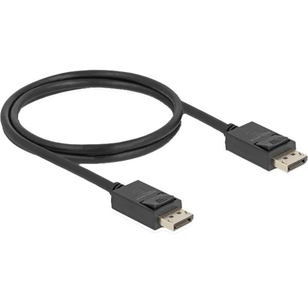 DeLock Cable DisplayPort male - DisplayPort male 1m Μαύρο (81174) - Image 1