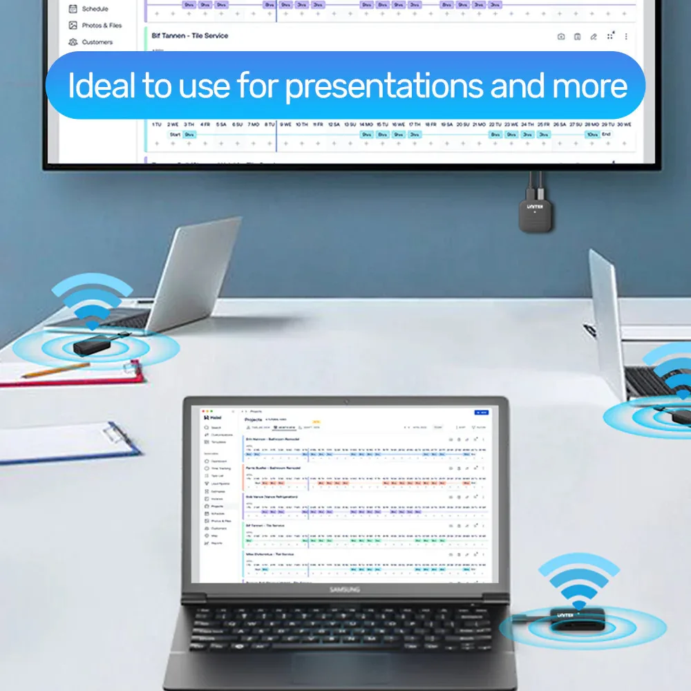 20250702103907_e7b3dba8 Unitek Wireless Usb-c To Hdmi Extender Kit Up To 50m V1184a - Image 1