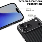 Tech-Protect Ion Carbon Back Cover Πλαστικό Ασημί (iPhone 17 Pro) 28415-0